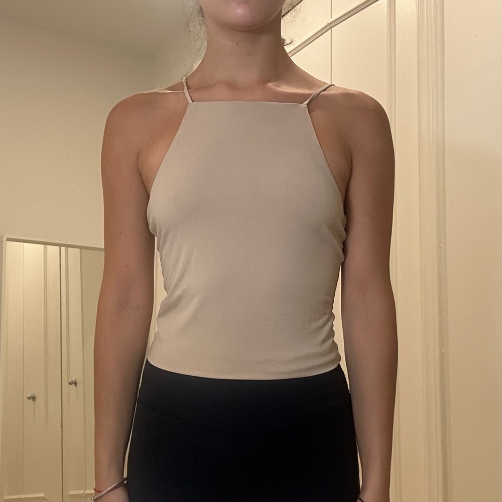 Beige Tank top